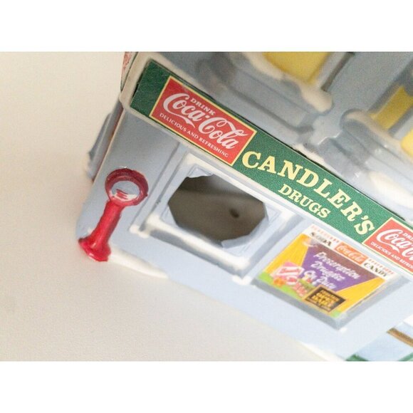 1909 Pender Block Ceramic Coca-Cola Building Collectible Holiday House - Picture 9 of 11